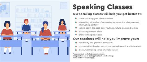 Speaking Classes English London Rose Of York Language School