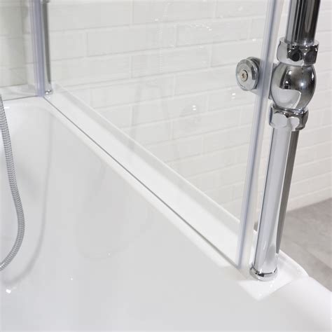 Oasis 65 Extra Wide Clawfoot Shower Tub With Glass Shower