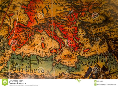 Ancient Greece Map Mediterranean Sea