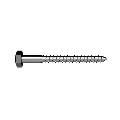 Coach Screw 12 X 250mm Hex Head T316 Stainless Steel Scsm6122504