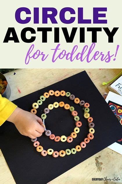 Simple Circle Craft For Toddlers Learning The Shapes Shape Activities