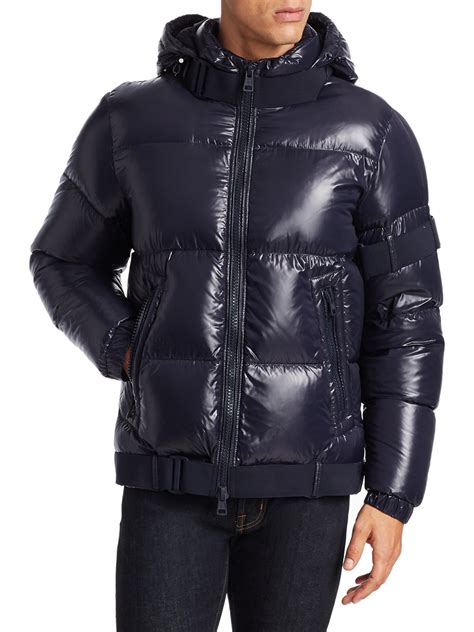 Moncler Synthetic C Brook Puffer Jacket In Navy Blue For Men Lyst