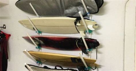Surfboard Rack Surfboard And Pvc Pipes On Pinterest