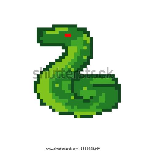Vector Snake Pixel Art Color Stock Vector Royalty Free Shutterstock