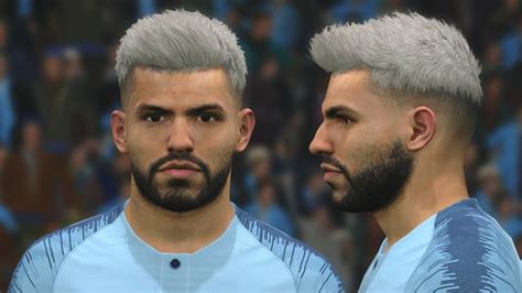 Sergio aguero (32 years old) 2020 body stats. Sergio Agüero Face With New Hair - PES 2017 - PATCH PES ...