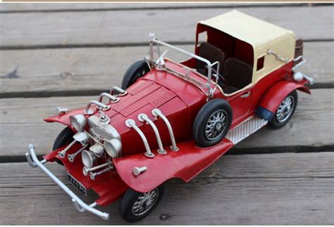 Metal Handmade Retro Classic Car Model Miniature Items Classic Cars