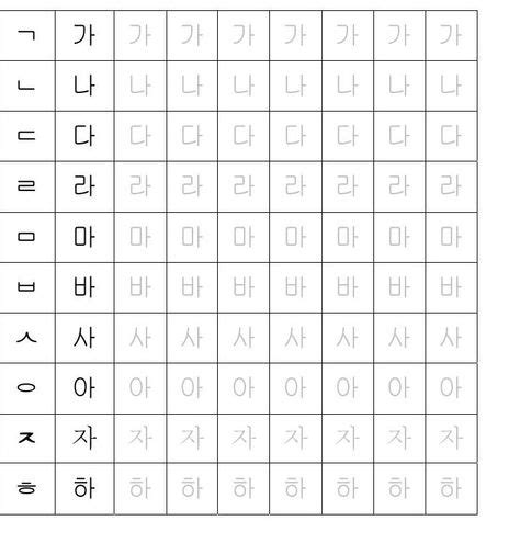 11 Hangul Worksheet Ideas Learn Korean Learn Korean Alphabet Korean