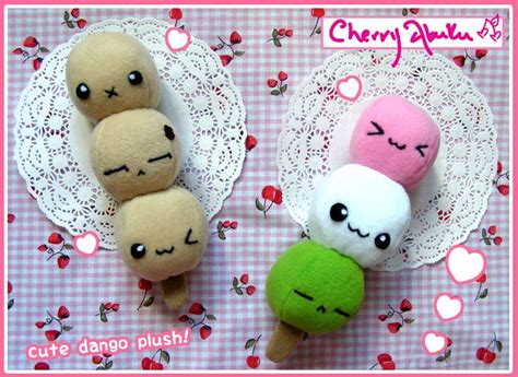 Dango Plushies By Cherryabuku Deviantart Com On Deviantart Hanami Art Club Soft Toy Plushies