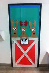 Reindeer Office Door
