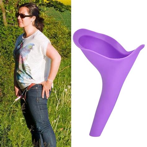 Portable Female Urinals Soft Silicone Stand Up Pee Woman Toilet Camping
