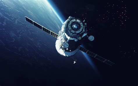 3840x2400 Space Satellite 4k High Definition Wallpaper Station