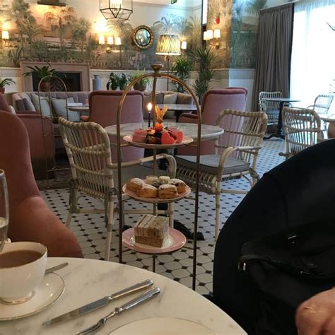 Afternoon Tea In The Garden Room At The Tamburlaine Hotel Cambridge