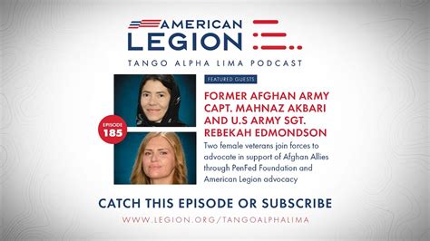 Se4 Ep185 Tango Alpha Lima Advocating For Afghan Allies With Mahnaz