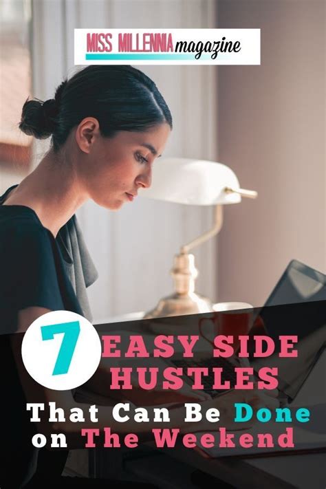 7 easy side hustles that can be done on the weekend side hustle make more money way to make
