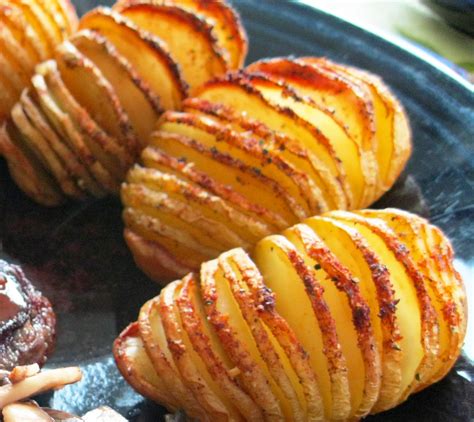 Heat oven to 425 degrees f. Healthy You: Sliced Baked Potatoes