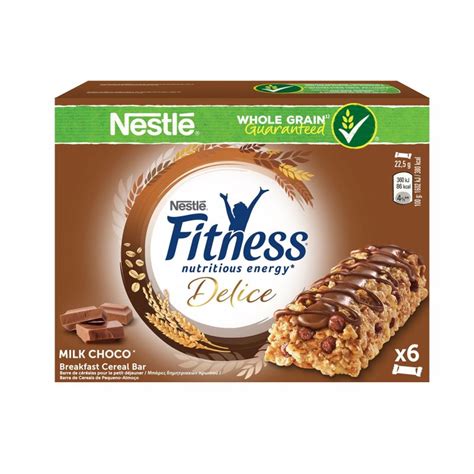 Nestle Fitness μπάρες δημητριακών Delice Milk Chocolate σοκολάτα