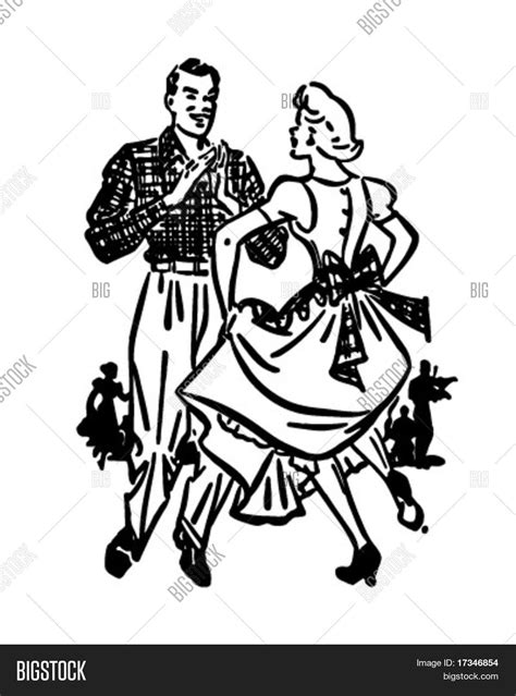 Square Dancers 2 Vector And Photo Free Trial Bigstock
