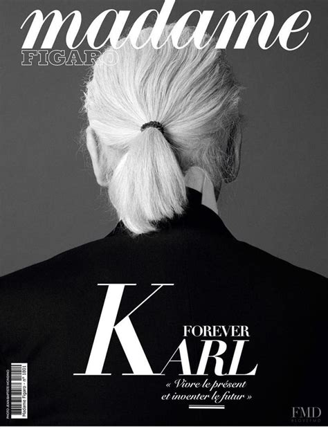 Cover Of Madame Figaro France With Karl Lagerfeld March 2019 Id50184