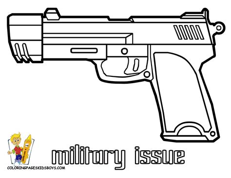 Gun Coloring Pages Freeda Qualls Coloring Pages