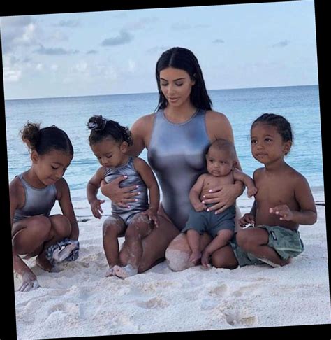 Kim kardashian is not usually seen with all three of her children at the same time. Kim Kardashian Raising Her Kids to Be 'Compassionate' amid ...