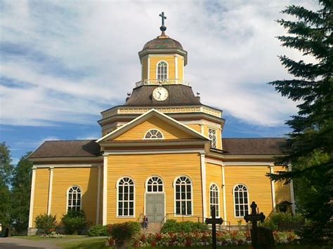The Lutheran Church Kaustinen Central Ostrobothnia Province Of Western