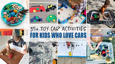 35 Toy Car And Truck Activities For Kids Happy Toddler Playtime
