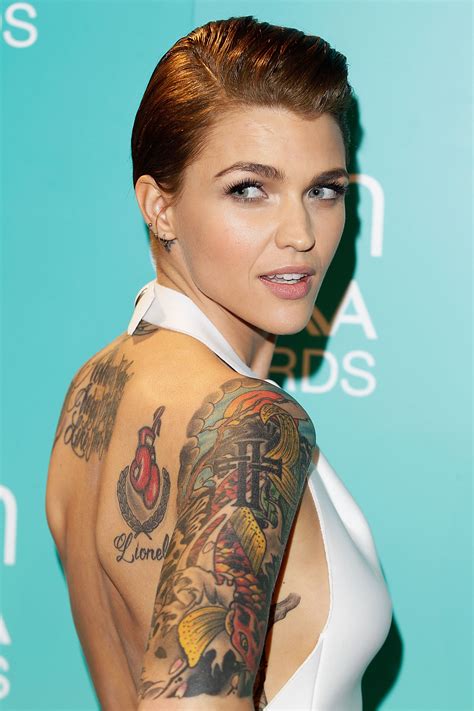 Stunning Ruby Rose Tattoos All You Ever Wanted To Know EroFound
