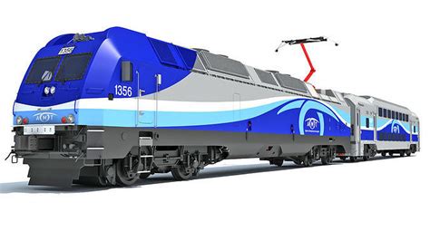 Exo Montreal Passenger Train 3d Model Cgtrader