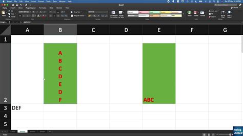 How To Align Cell Values In Microsoft Excel Left Center Right Top