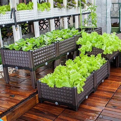 Garden Raised Elevated Bed Planting Flower Box Vegetable Planter Herb