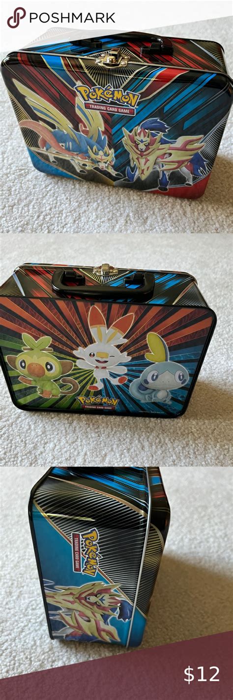 Pokemon Lunch Box Tin Extras Zacian And Zamazenta New Without