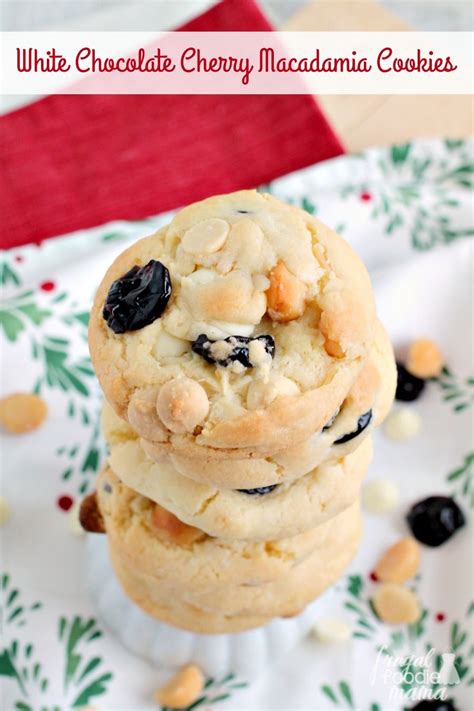 I got this recipe from a friend since i'm a big fan of white chocolate and i loved it! White Chocolate Cherry Macadamia Cookies | Recipe | Easy ...