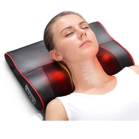 Infrared Heating Neck Shoulder Back Body Multifunctional Massage Pillow Shiatsu Massager Device