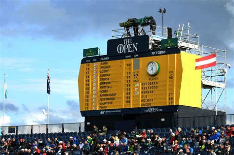 The Open Leaderboard 2019 Live Scores National Club Golfer