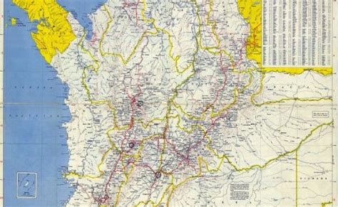 Grande Detallado Mapa De Carreteras De Colombia Con Todas Ciudades Y