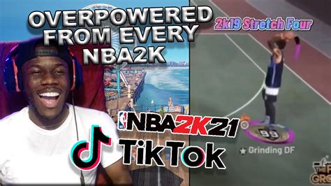 Overpowered Things From Every 2k Nba 2k Tiktok Compilation Youtube