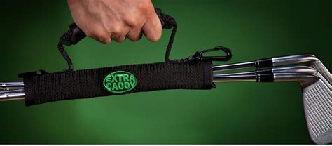 Extra Caddy Golf Club Tote Bag Driving Range Carrier Sleeve Light Black T Ebay