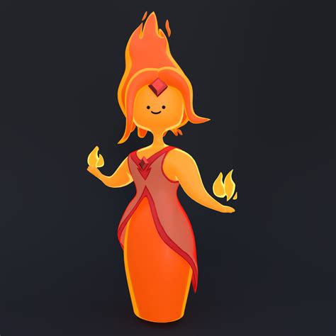 Artstation Fire Princess Princesa De Fogo Adventure Time