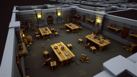 Low Poly Dungeon Asset Pack In Environments Ue Marketplace