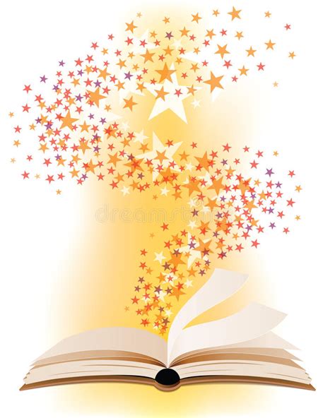 Open Magic Book Stock Vector Illustration Of Background