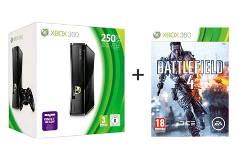 Køb Xbox 360 Slimline Console 250gb Battlefield 4 Nordic Bundle