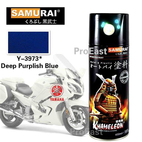 Samurai Spray Paint Y3973 Yamaha Deep Purplish Blue Spray Paint 400ml