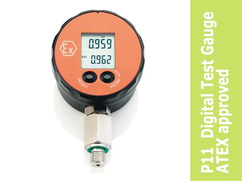 P11ex Intrinsically Safe Digital Pressure Gauge Eurotron Instruments