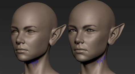 Crafting A Real Time Elf Character In Zbrush Elf Characters Zbrush