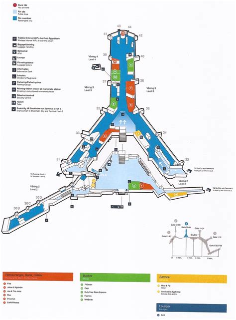 Arlanda Airport Terminal Map