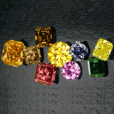 Natural Loose Fancy Color Diamonds With Fancy Shapes Diamond Lovers