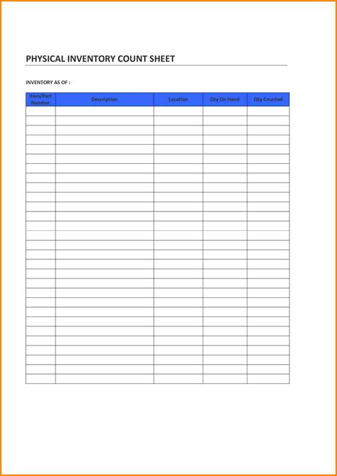 Free Blank Spreadsheet Templates