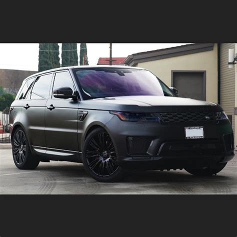 Range Rover Sport Autobiography Completely Wrapped In Matte Black With