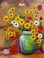 Flowers - Still life Painting by Daliana Pacuraru - Fine Art America