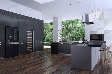 Lgs Matte Black Kitchen Range Is Ultra Modern And Stunning